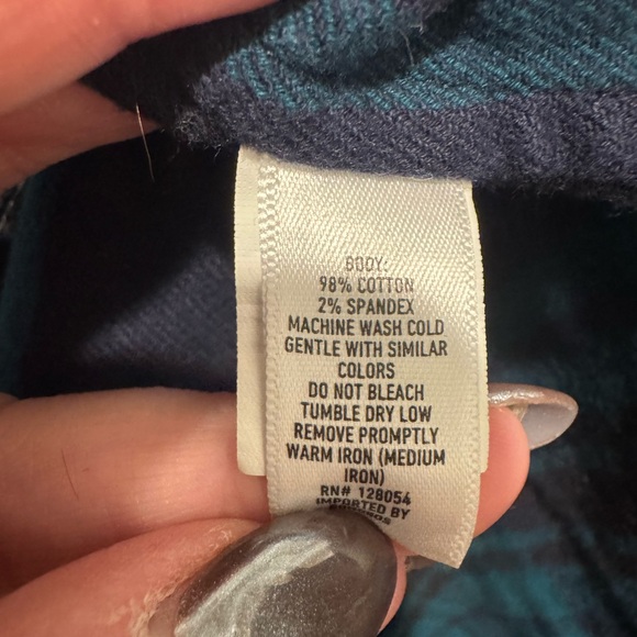 Mens Bonobos Blue and Green Plaid Slim Fit Button Down Shirt Size L - Picture 5 of 12